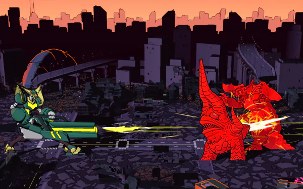 video game Dawn of the Monsters HD Desktop Wallpaper | Background Image
