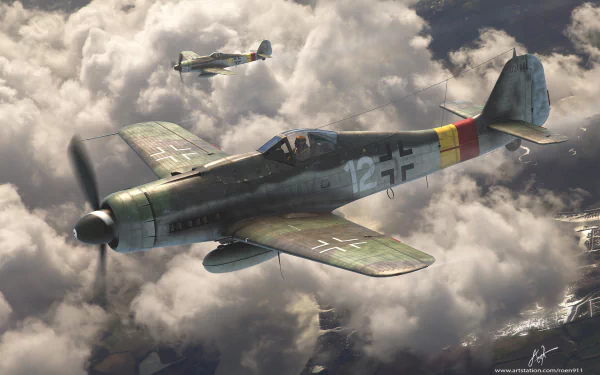 luftwaffe military Focke-Wulf Fw 190 HD Desktop Wallpaper | Background Image