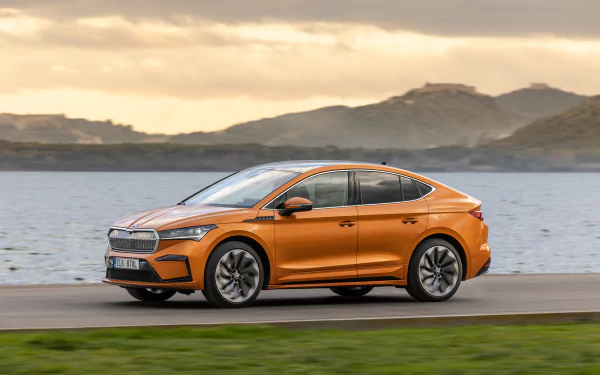 vehicle Skoda Enyaq iV 80 HD Desktop Wallpaper | Background Image