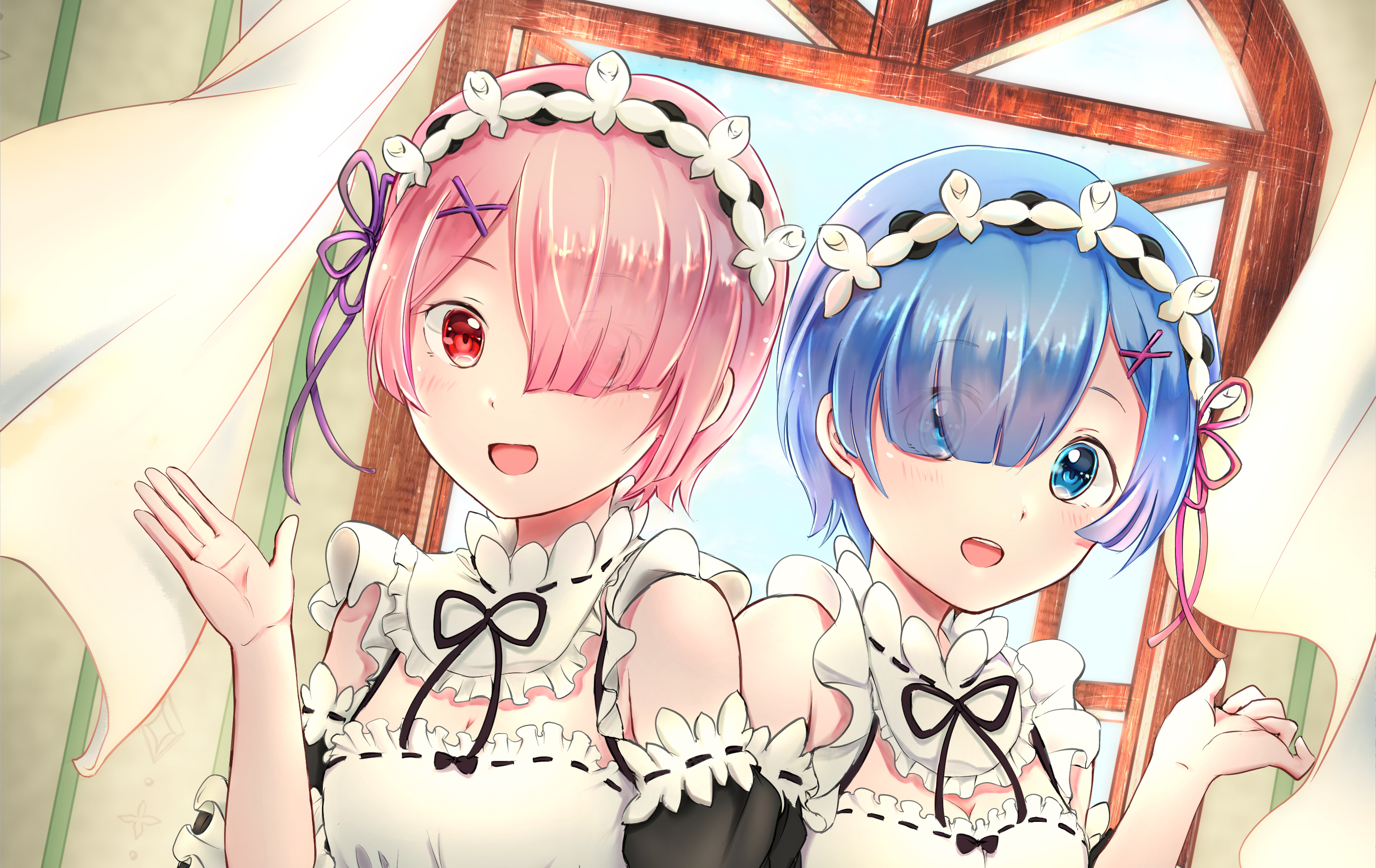 Download Ram (Re:ZERO) Rem (Re:ZERO) Anime Re:Zero - Starting Life In  Another World Re:Zero - Starting Life In Another World HD Wallpaper by るり