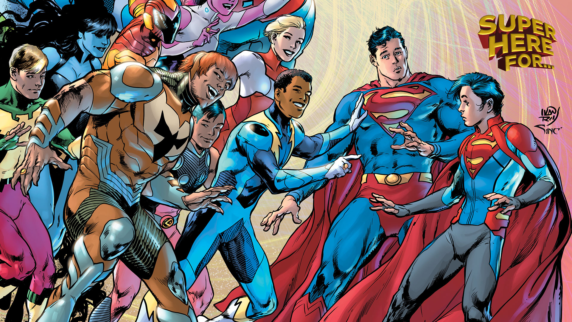 Comics Legion of Super-Heroes HD Wallpaper | Background Image
