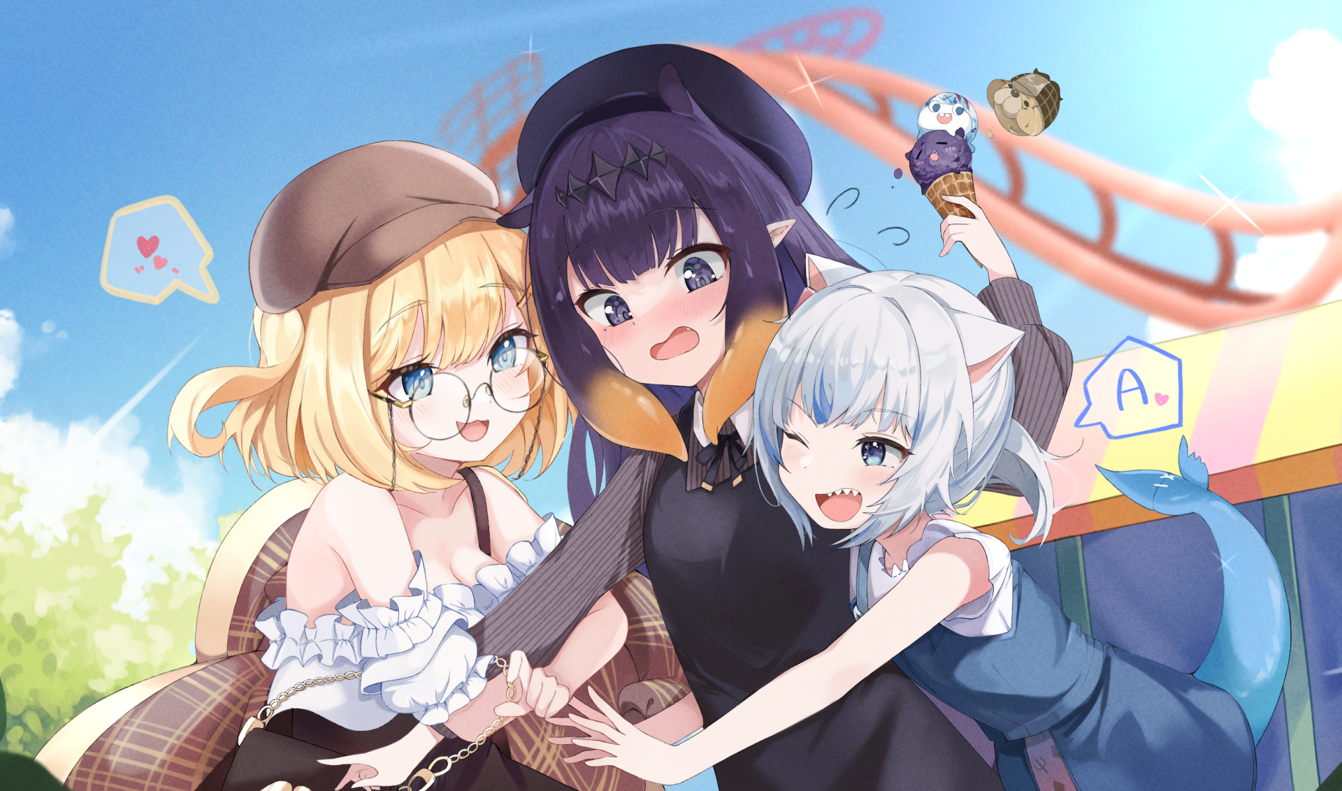 Download Hololive Watson Amelia Ninomae Ina'nis Gawr Gura Anime