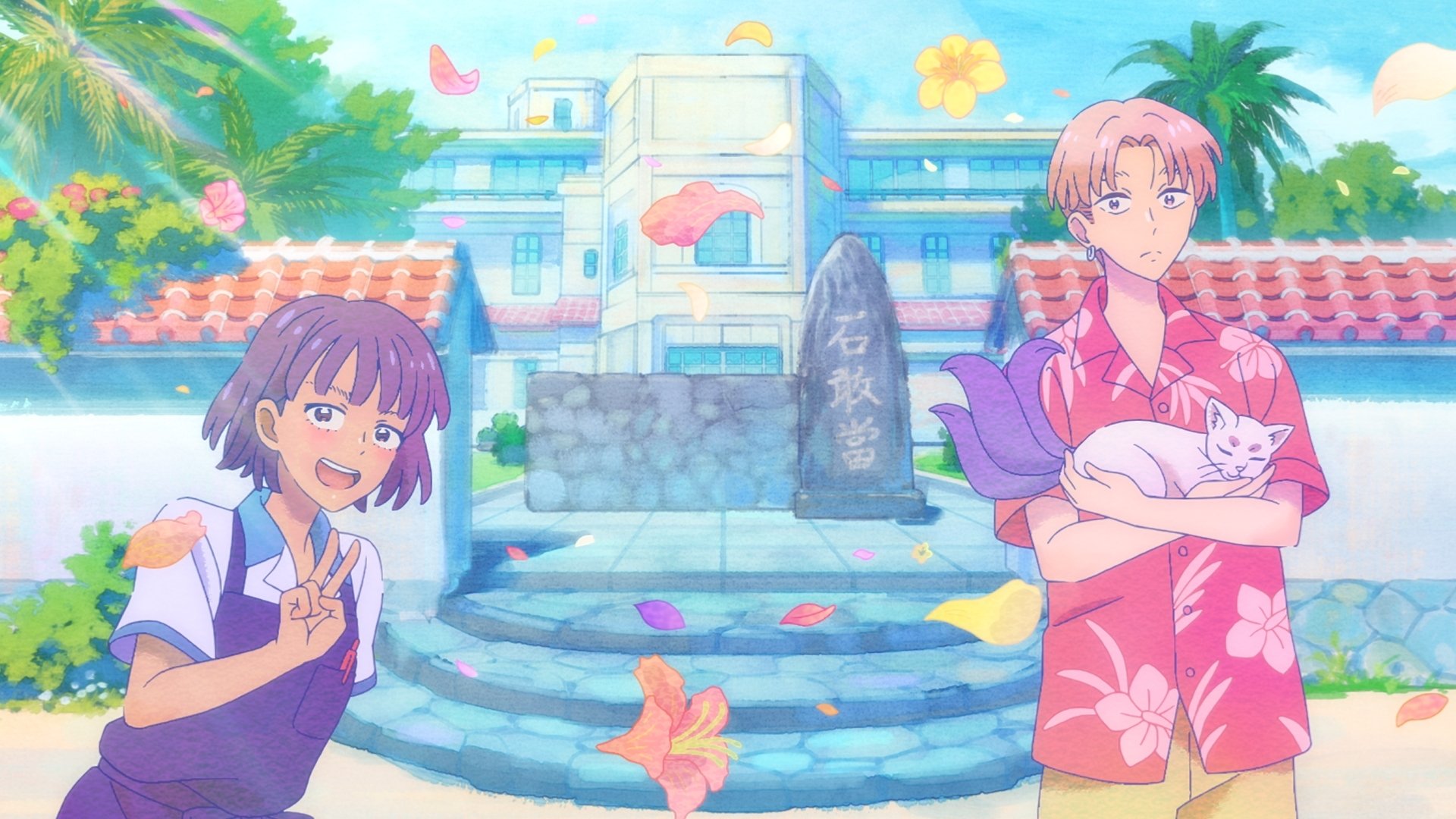 Download Ichirou Suzuki Maise Higa Anime Deji Meets Girl HD Wallpaper