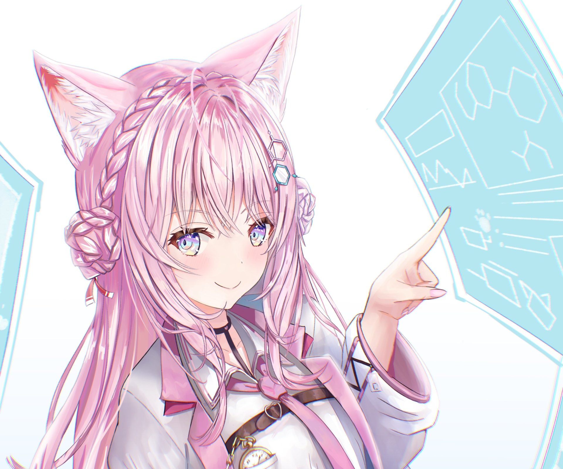 Download Hololive Hakui Koyori Anime Virtual Youtuber HD Wallpaper