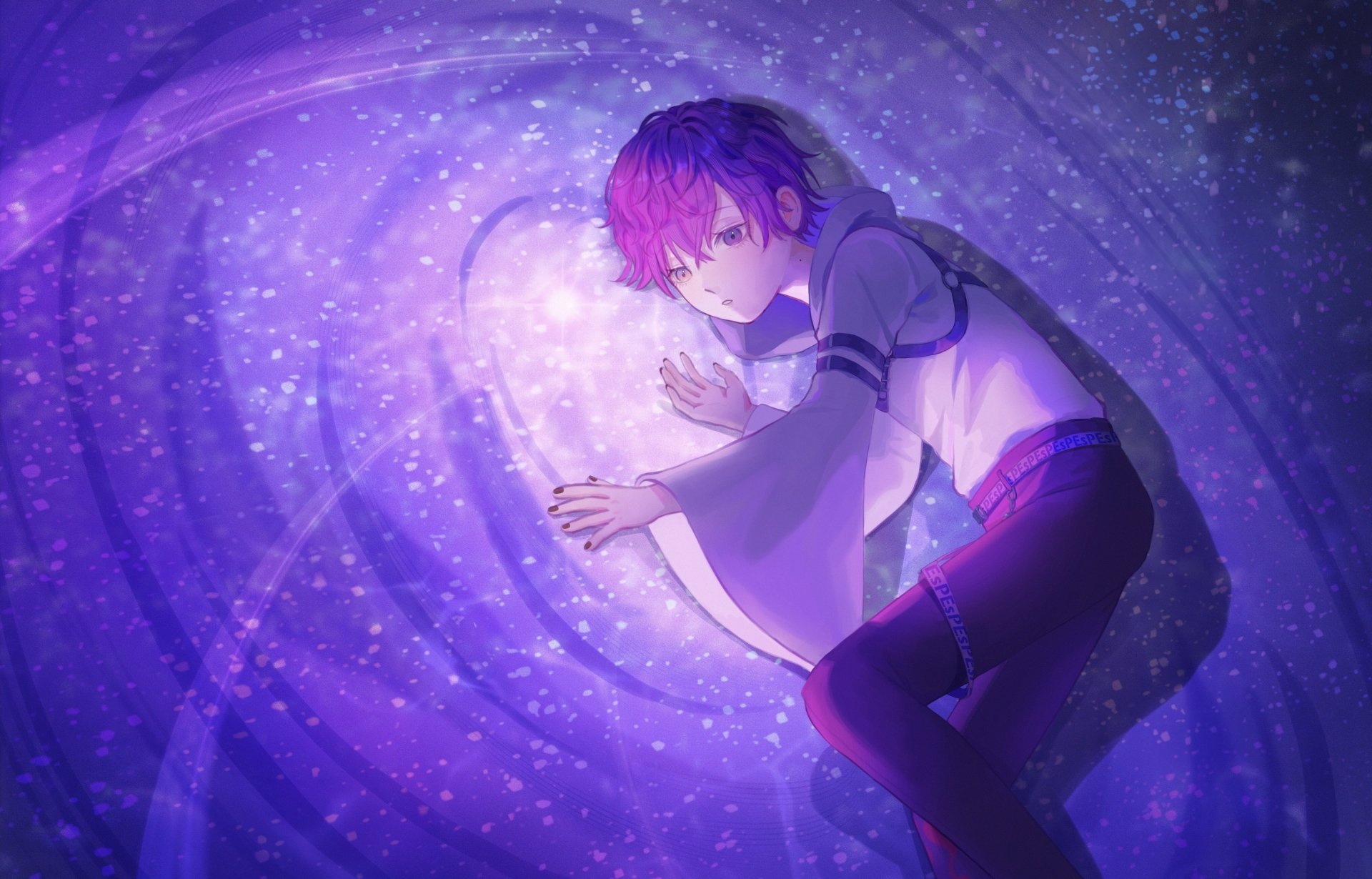 Download Noctyx Nijisanji Uki Violeta Anime Virtual Youtuber HD Wallpaper