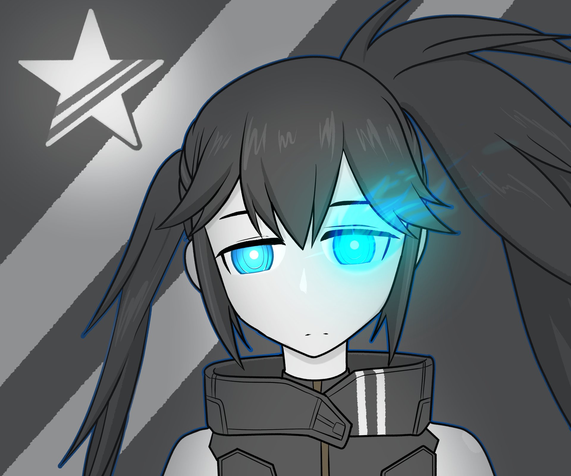 Download Black Rock Shooter Anime Black ★★ Rock Shooter : Dawn Fall 4k Ultra HD Wallpaper by N.O.A