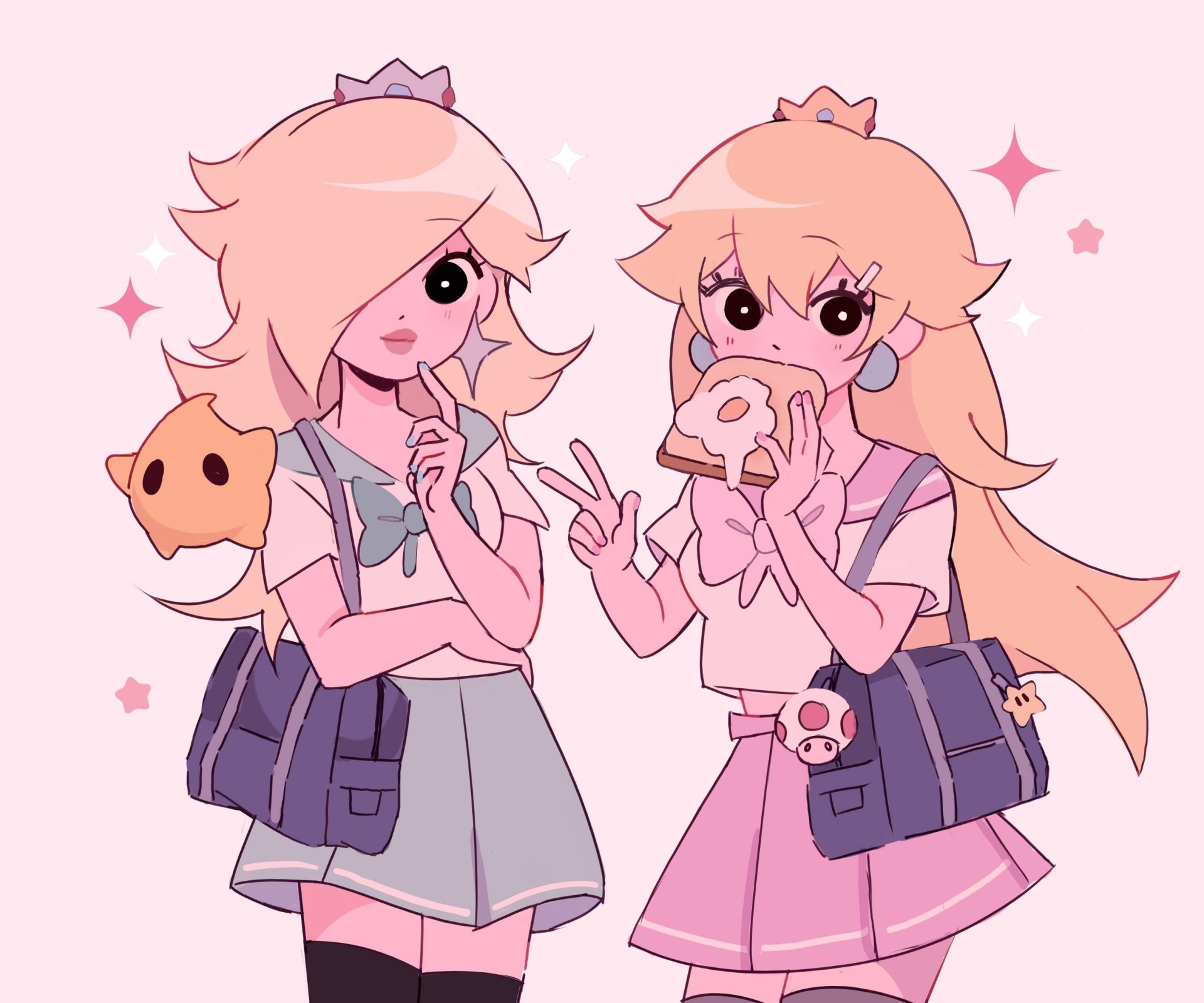 Download Rosalina (Mario) Princess Peach Video Game Super Mario Bros. HD Wallpaper