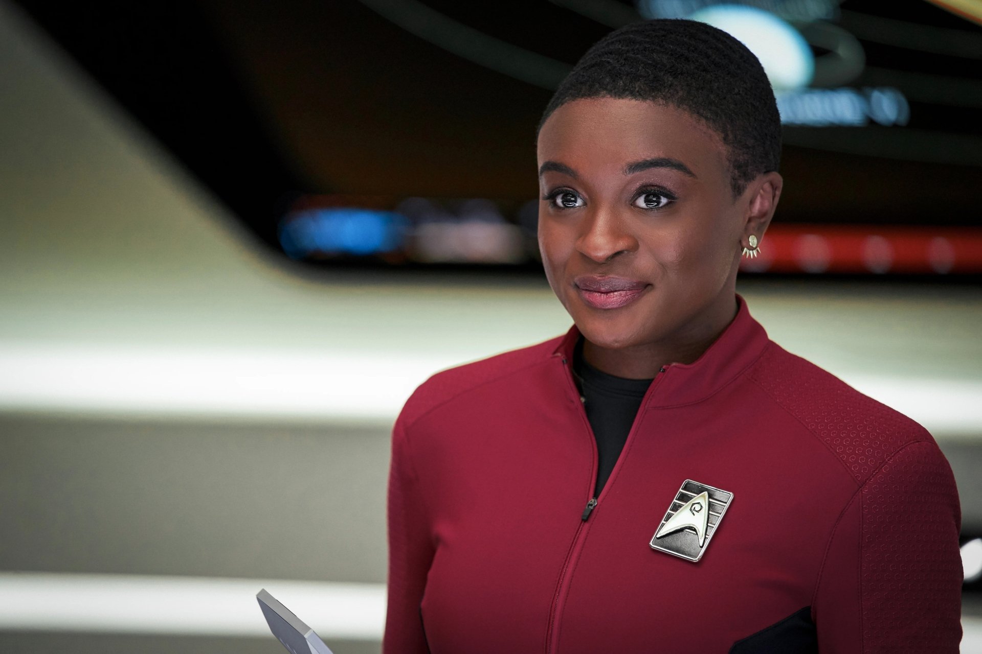 Download Nyota Uhura Celia Rose Gooding TV Show Star Trek: Strange New Worlds 4k Ultra HD Wallpaper