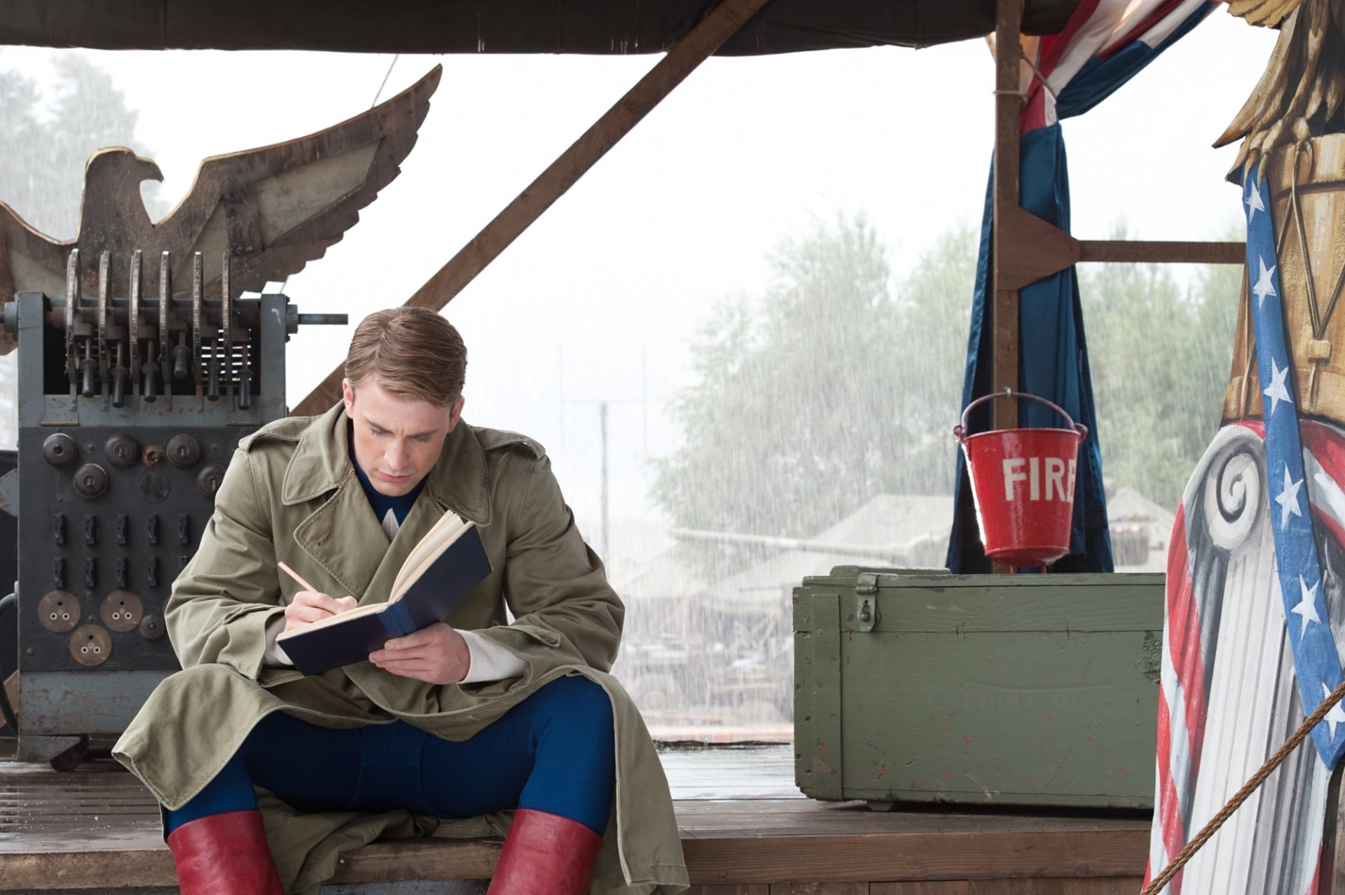 Download Chris Evans Steve Rogers Movie Captain America: The First Avenger HD Wallpaper