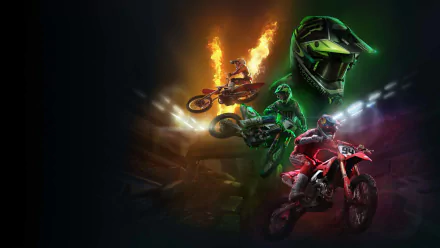video game Monster Energy Supercross - The Official Videogame 5 HD Desktop Wallpaper | Background Image