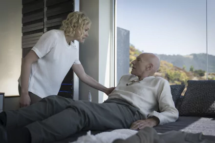 Agnes Jurati Alison Pill Jean-Luc Picard Patrick Stewart TV Show Star Trek: Picard HD Desktop Wallpaper | Background Image