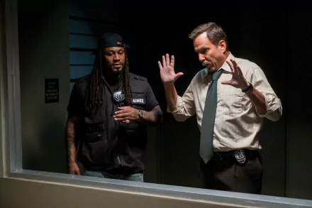 Marshawn Lynch Will Arnett TV Show Murderville HD Desktop Wallpaper | Background Image