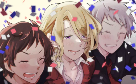 France (Hetalia) Prussia (Hetalia) Spain (Hetalia) Anime hetalia axis powers HD Desktop Wallpaper | Background Image