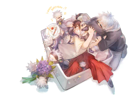 Utahime Iori Satoru Gojo Anime Jujutsu Kaisen HD Desktop Wallpaper | Background Image