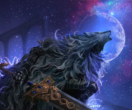 Blaidd the Half-Wolf video game Elden Ring HD Desktop Wallpaper | Background Image