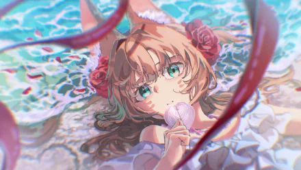 Anime girl anime girl HD Desktop Wallpaper | Background Image