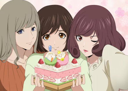 Manami Yumiki Yuri Temari Saki Hanakago Anime Platinum End HD Desktop Wallpaper | Background Image