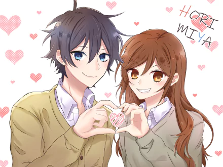 Hori Kyouko Izumi Miyamura Anime Hori-san To Miyamura-kun HD Desktop Wallpaper | Background Image