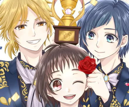 Aizou Shibasaki Yujiro Someya Hiyori Suzumi Anime To Become a Real Heroine! The Unpopular Girl and the Secret Task HD Desktop Wallpaper | Background Image