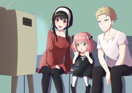 Yor Forger Loid Forger Anya Forger Anime Spy x Family HD Desktop Wallpaper | Background Image