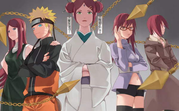 Mito Uzumaki Karin (Naruto) Nagato (Naruto) Naruto Uzumaki Kushina Uzumaki Anime Naruto HD Desktop Wallpaper | Background Image
