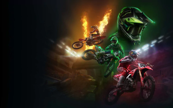 video game Monster Energy Supercross - The Official Videogame 5 HD Desktop Wallpaper | Background Image