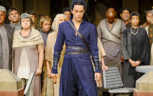 Elnor (Star Trek) Evan Evagora TV Show Star Trek: Picard HD Desktop Wallpaper | Background Image