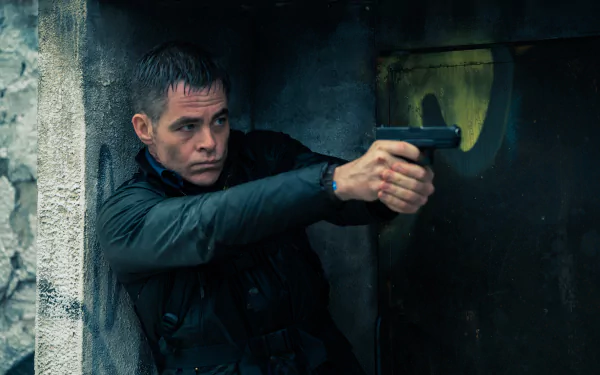 Chris Pine movie The Contractor (2022) HD Desktop Wallpaper | Background Image