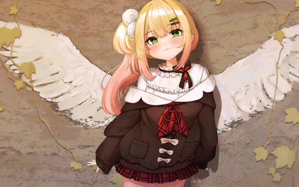 hololive Momosuzu Nene Anime Virtual Youtuber HD Desktop Wallpaper | Background Image