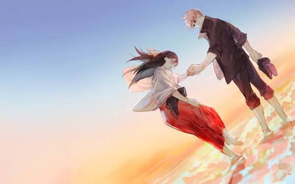 Utahime Iori Satoru Gojo Anime Jujutsu Kaisen HD Desktop Wallpaper | Background Image