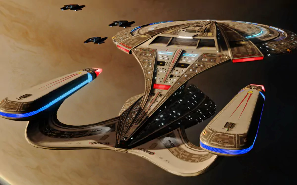  Evolved Galaxy-class starship