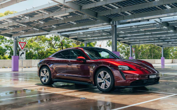 vehicle Porsche Taycan HD Desktop Wallpaper | Background Image