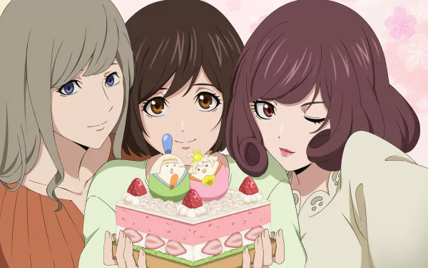 Manami Yumiki Yuri Temari Saki Hanakago Anime Platinum End HD Desktop Wallpaper | Background Image