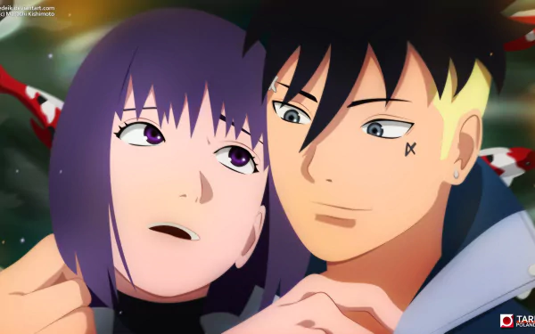  Sumire, Kawaki and koi fish