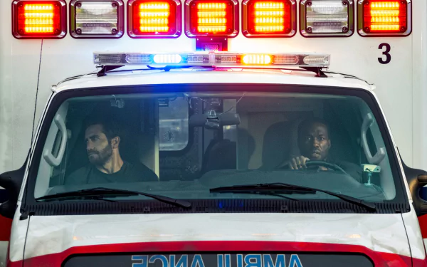 Yahya Abdul-Mateen II Jake Gyllenhaal movie Ambulance (Movie) HD Desktop Wallpaper | Background Image