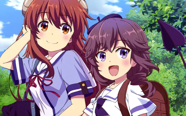 Ryoko Yoshida Yuuko Yoshida Anime The Demon Girl Next Door HD Desktop Wallpaper | Background Image