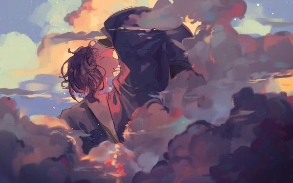 Kasen Kanesada Anime Touken Ranbu HD Desktop Wallpaper | Background Image