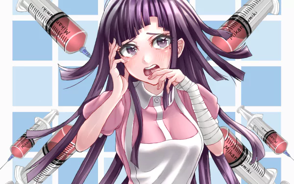Mikan Tsumiki video game Danganronpa 2: Goodbye Despair HD Desktop Wallpaper | Background Image