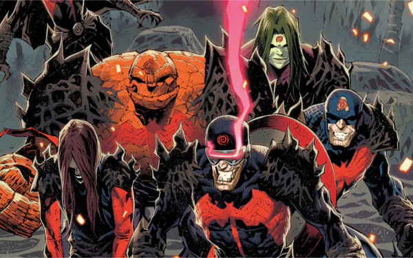 Knull (Marvel Comics) Thing (Marvel Comics) She-Hulk Captain America Cyclops (Marvel Comics) Comic Venom HD Desktop Wallpaper | Background Image