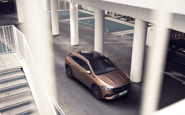 vehicle Mercedes-Benz EQA AMG Line HD Desktop Wallpaper | Background Image