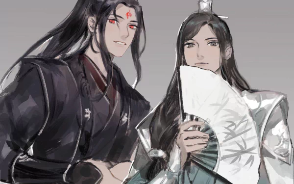 Shen Qingqiu Luo Binghe Anime The Scum Villain's Self-Saving System HD Desktop Wallpaper | Background Image