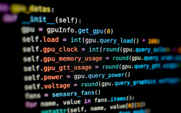  A scrennshot of a script in python.
