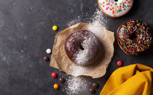 food doughnut HD Desktop Wallpaper | Background Image