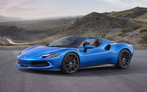 vehicle Ferrari 296 GTS HD Desktop Wallpaper | Background Image