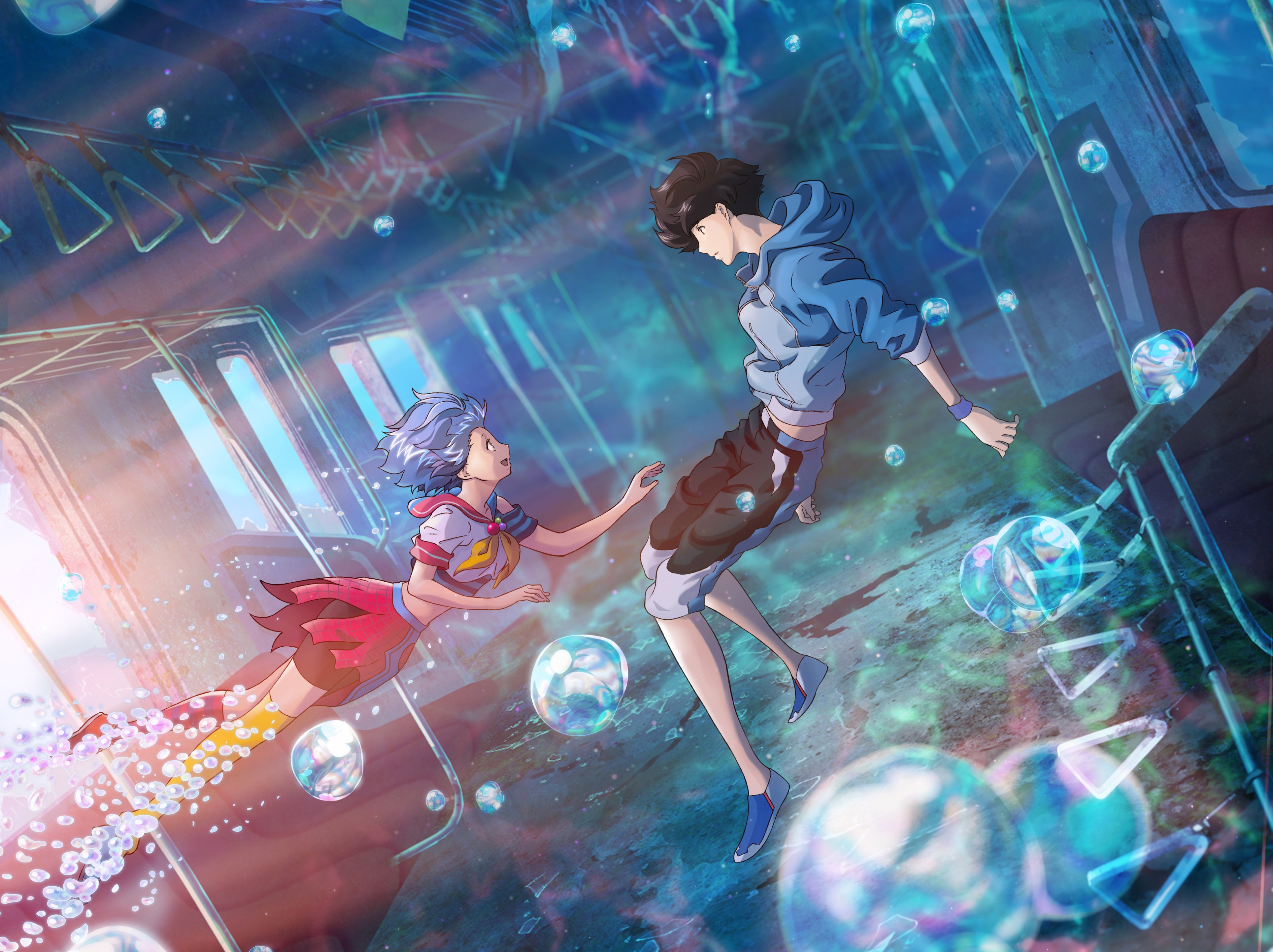 Anime Bubble 4k Ultra HD Wallpaper