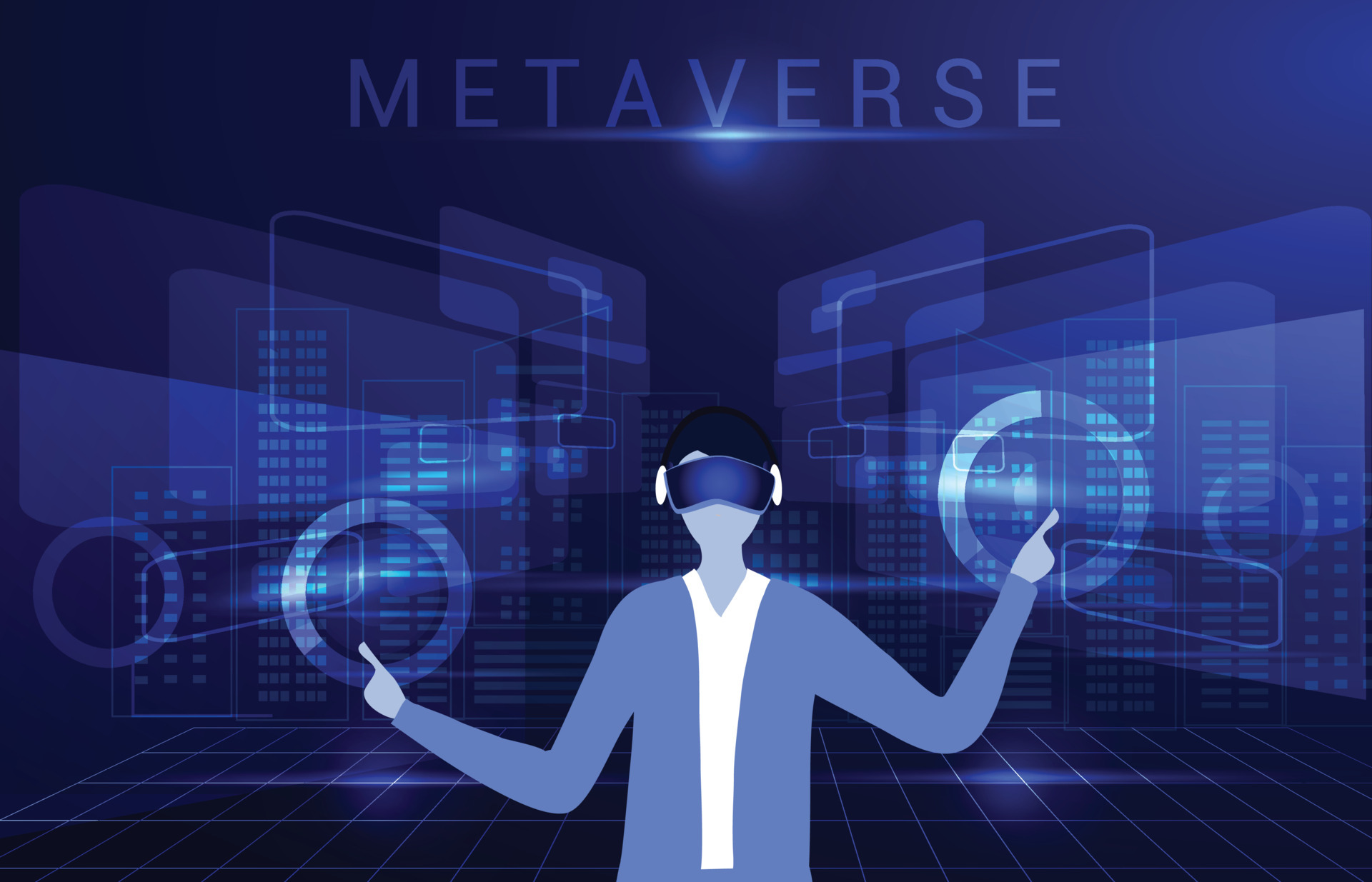 Download Technology Metaverse HD Wallpaper