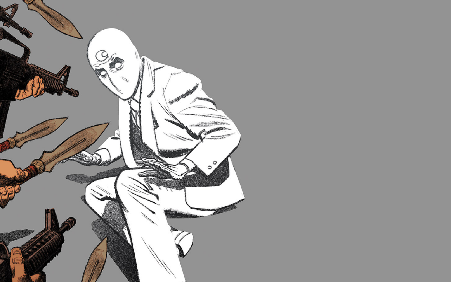 Download Comic Moon Knight HD Wallpaper by Greg Smallwood