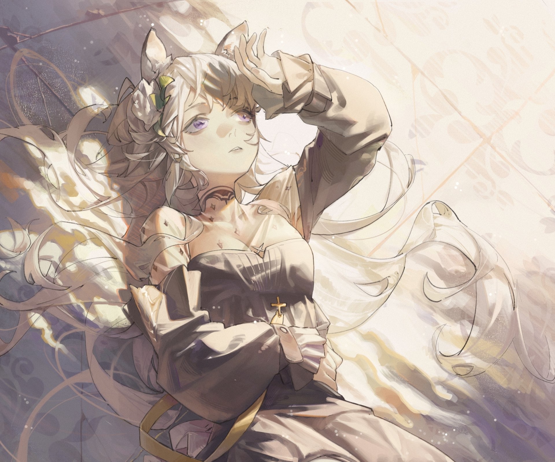 Download Heavyrain (Arknights) Video Game Arknights HD Wallpaper