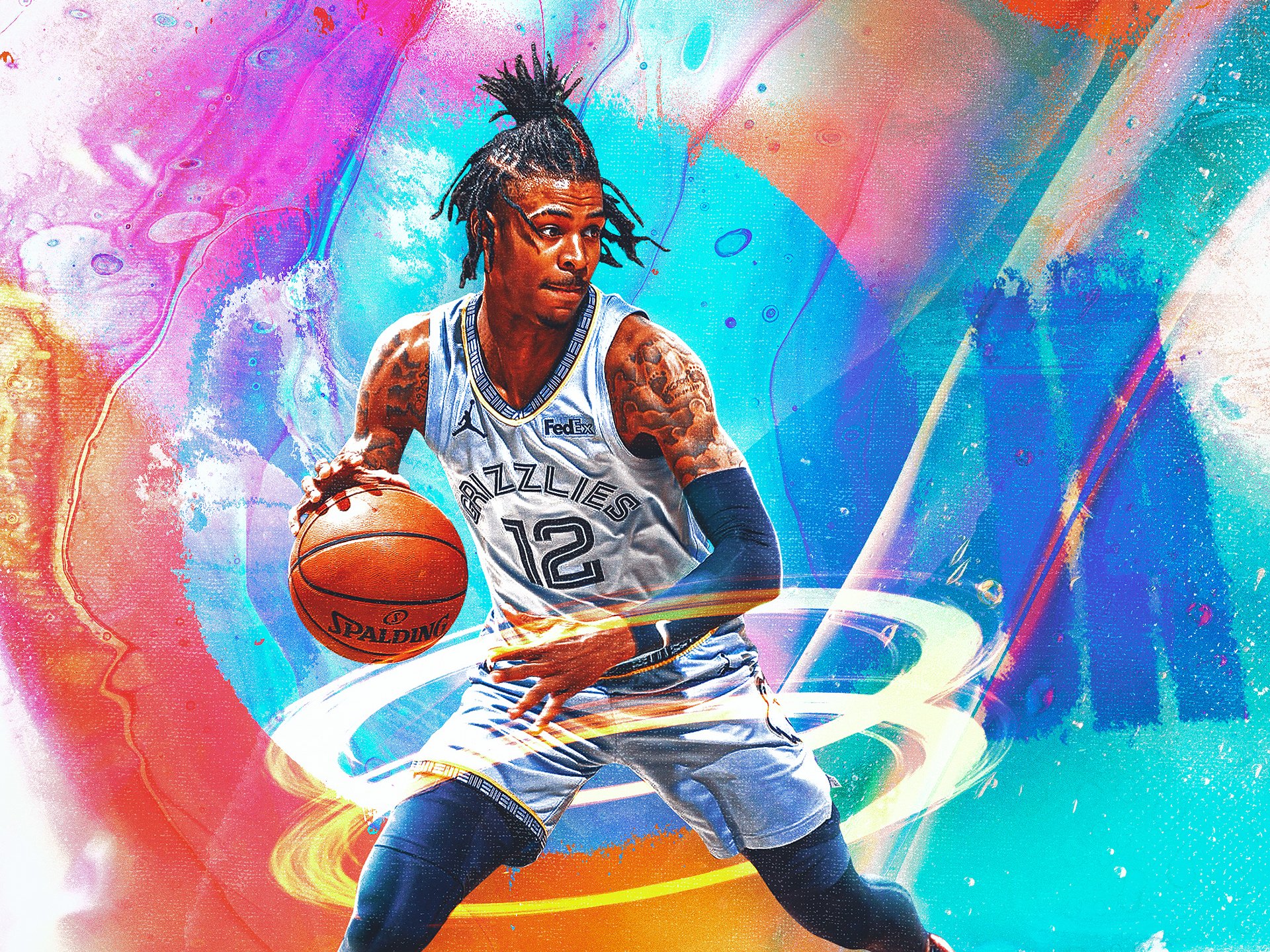 Ja Morant Griddy Poster for Sale by RatTrapTees  Redbubble