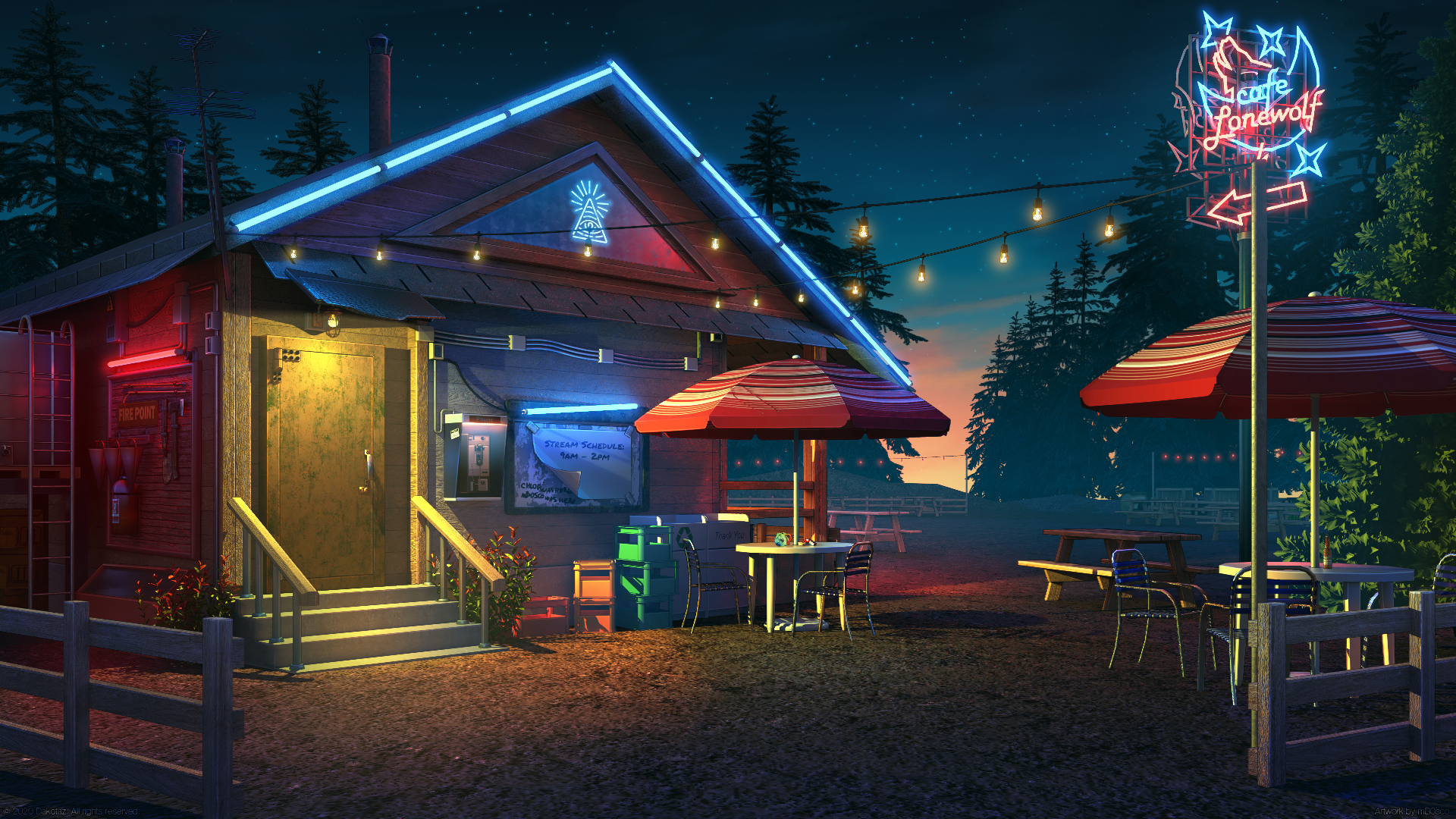 Download Anime Shop HD Wallpaper